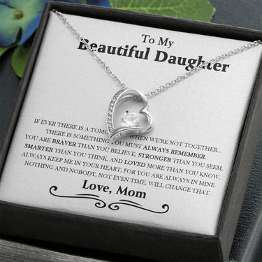 iWow Customized Mother Daughter Necklace, Gift for Daughter from Mom, Daughter Gift from Mom, to My Daughter, Daughters Birthday, Unique, Grown Up Daughter